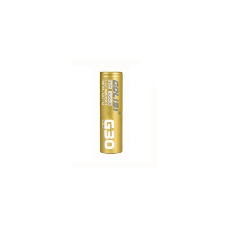 1x Golisi Batteria S30/G30 IMR 18650 3000Mah 20/30A