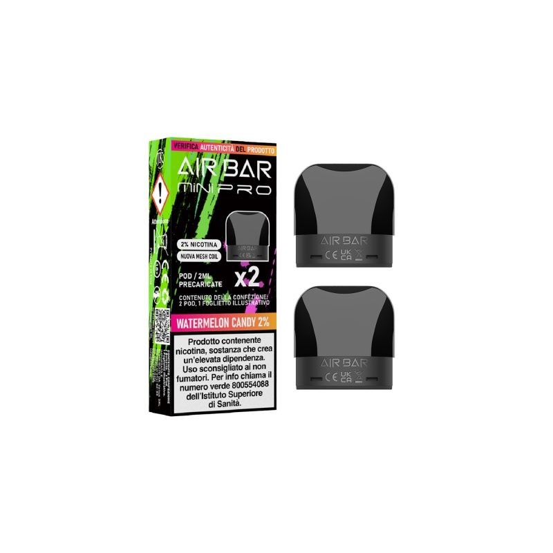 Air Bar Pro Watermelon Candy 20Mg (prezzo per 1 pod-confezione da 2)