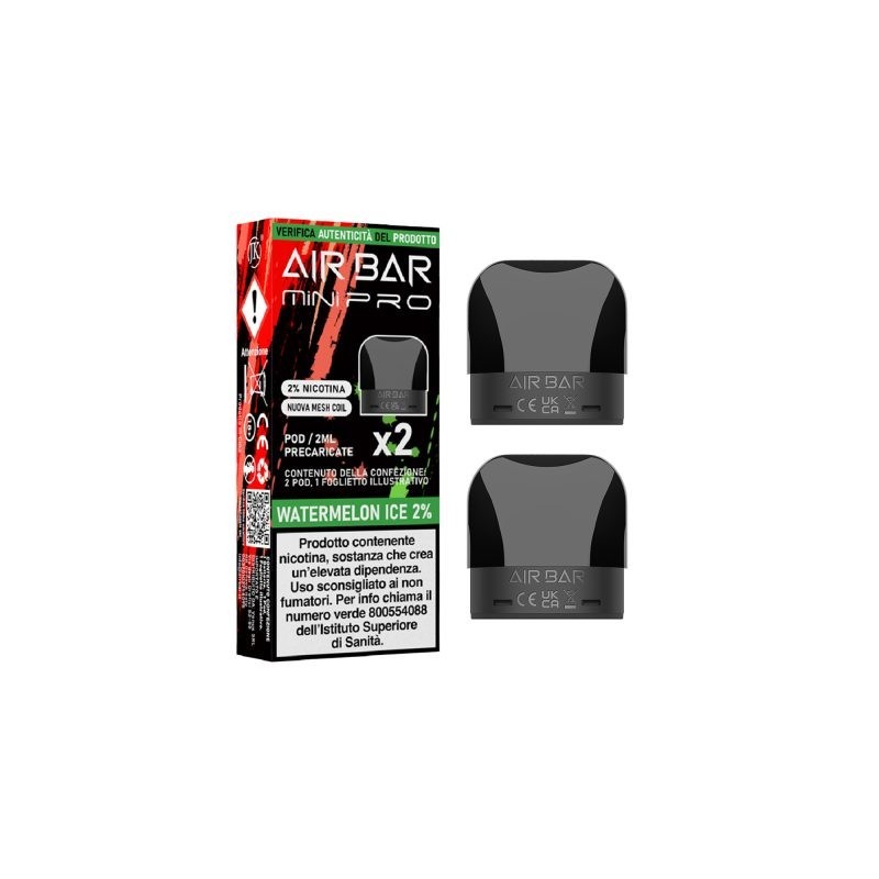 Air Bar Pro Watermelon Ice 20Mg (prezzo per 1 pod-confezione da 2)