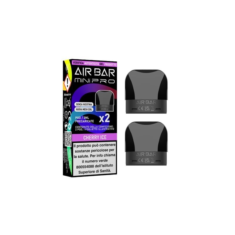 Air Bar Pro Cherry Ice 0Mg (price per 1 pod - pack of 2)