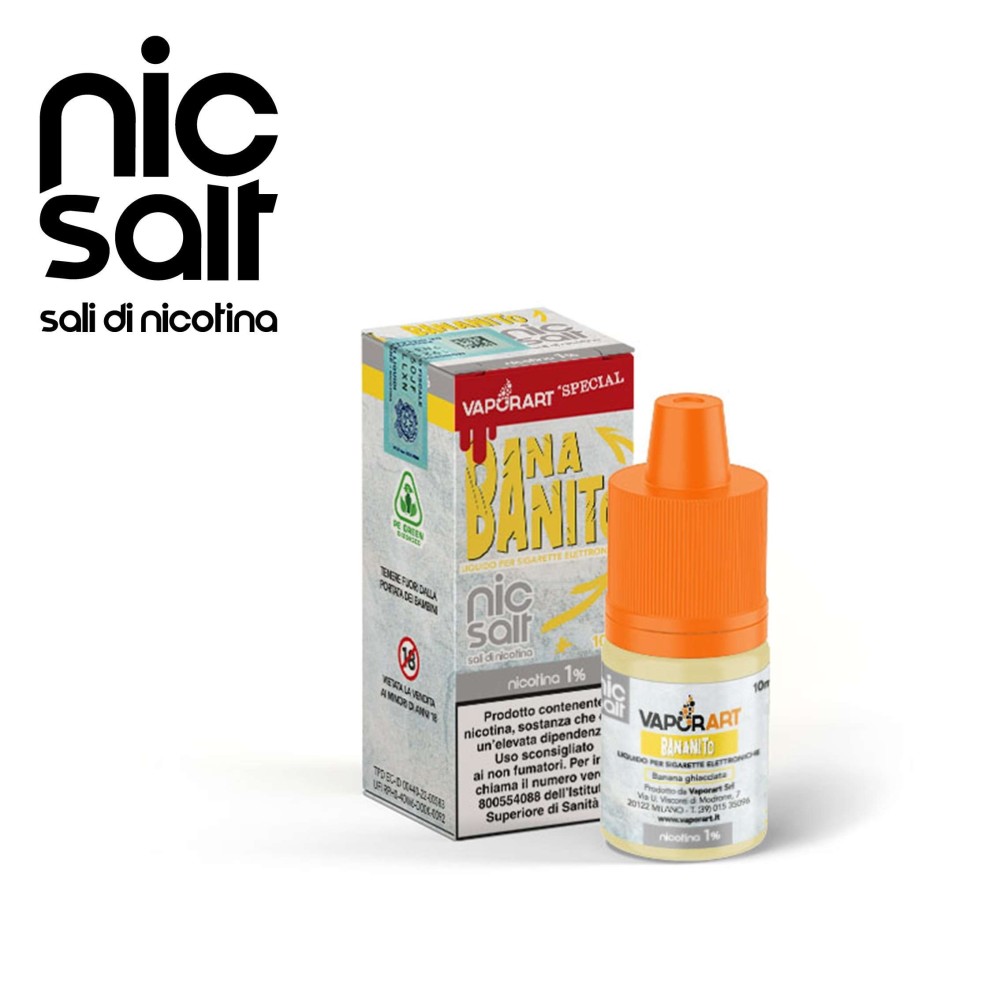 Vaporart Nic Salted Bananito 10ml